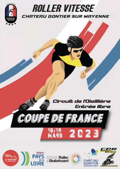 Coupe de France de roller vitesse 2023 à Château-Gontier (53)