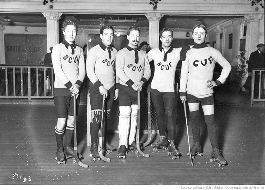 Photo de l&rsquo;équipe du Skating roller hockey club de France