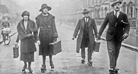 Grève des chemins de fer à Londres en décembre 1924