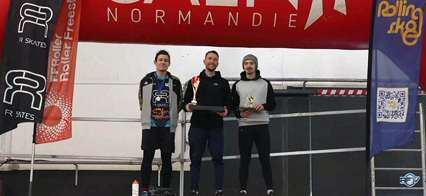 Podium de hauteur pure du Caen Indoor BMX 2023