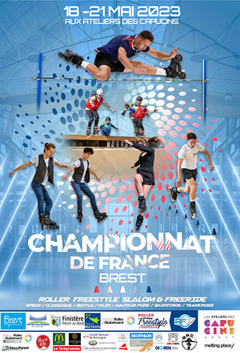 Championnat de France roller freestyle 2023 à Brest (29)