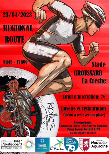 Championnat régional route roller course à La Crèche (79)