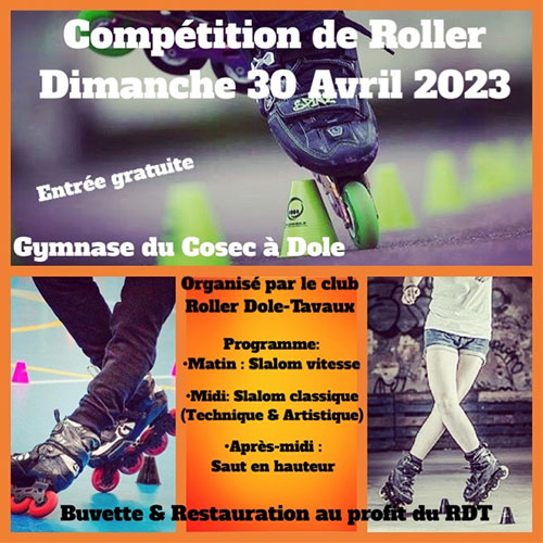Compétition de roller freestyle de Dole-Tavaux 2023
