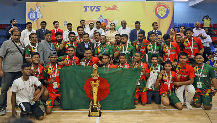 L'Inde remporte la Coupe du Monde de Roll Ball 2019