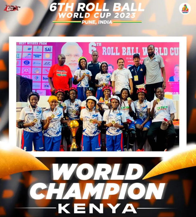 Les Kenyanes championnes du monde de Roll Ball 2023