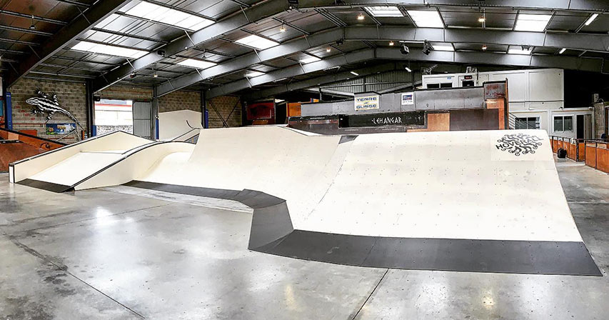 Les modules du Skatepark Le Hangar