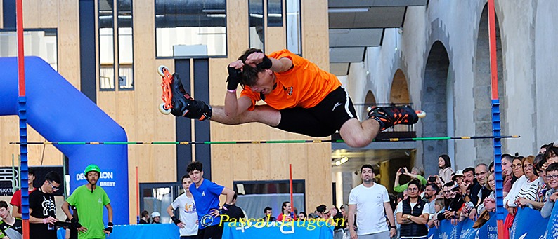 compétition de roller organisée par le Brest Roller Club aux Capucins à Brest samedi 20 mai