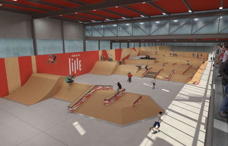 Inauguration de la Halle de Glisse de Lille