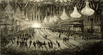 L'éclairage du Skating Palais (1876)