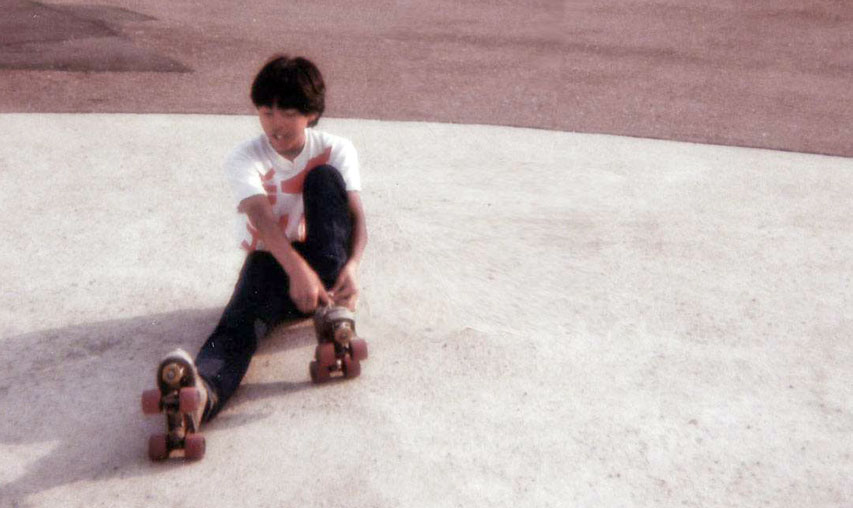 Francis, enfant, au parc de Nanterre