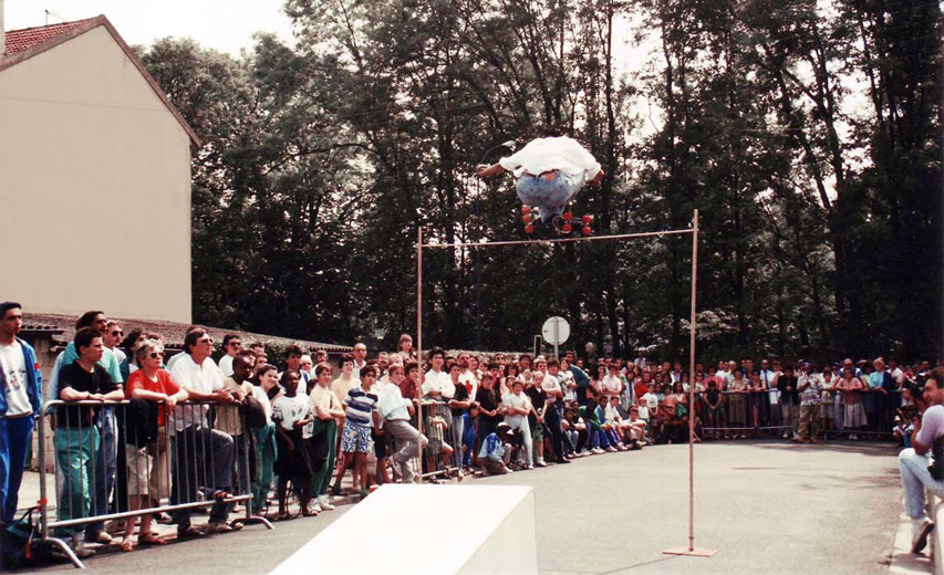 Francis à la fête du sport d'Epinay