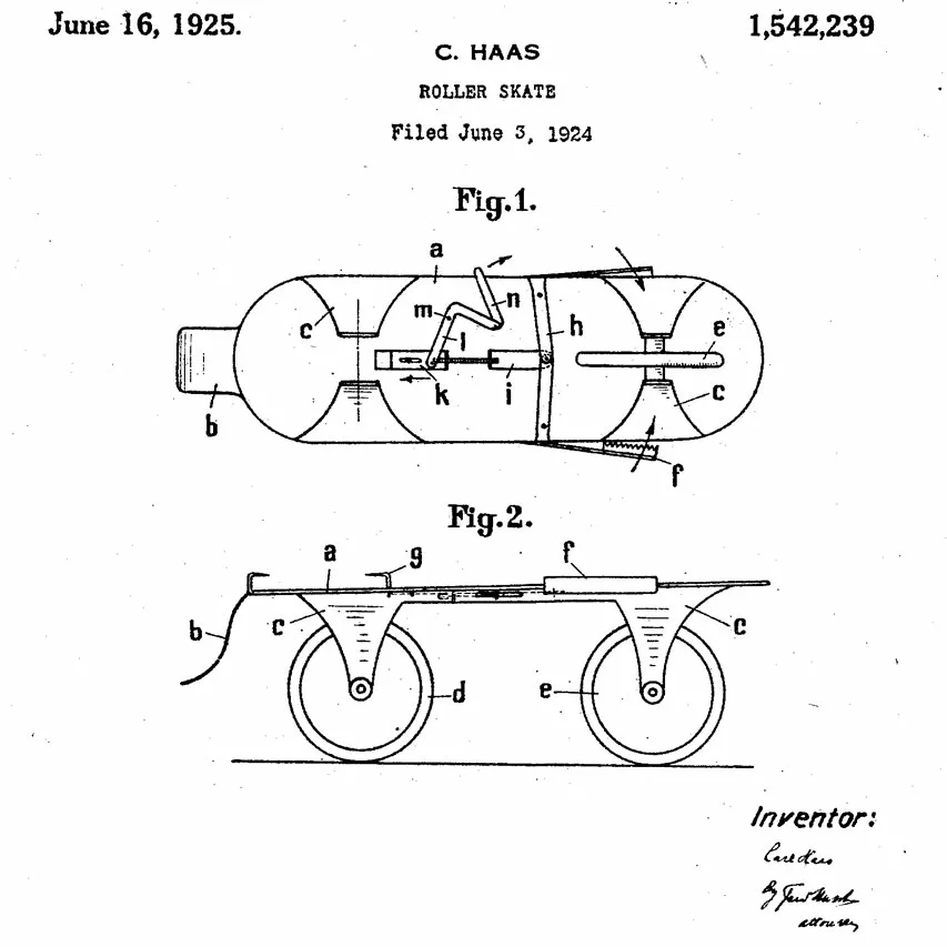 Le brevet de Carl Haas du 16 juin 1925