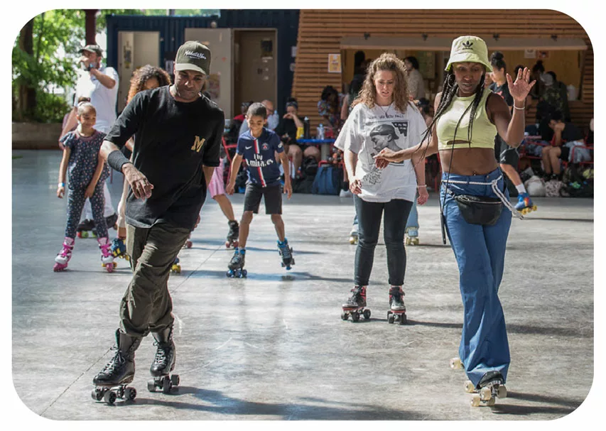 Atelier de roller-dance