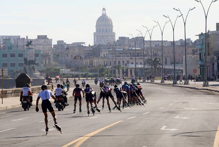 Le boulevard du front de mer où se déroule la compétition