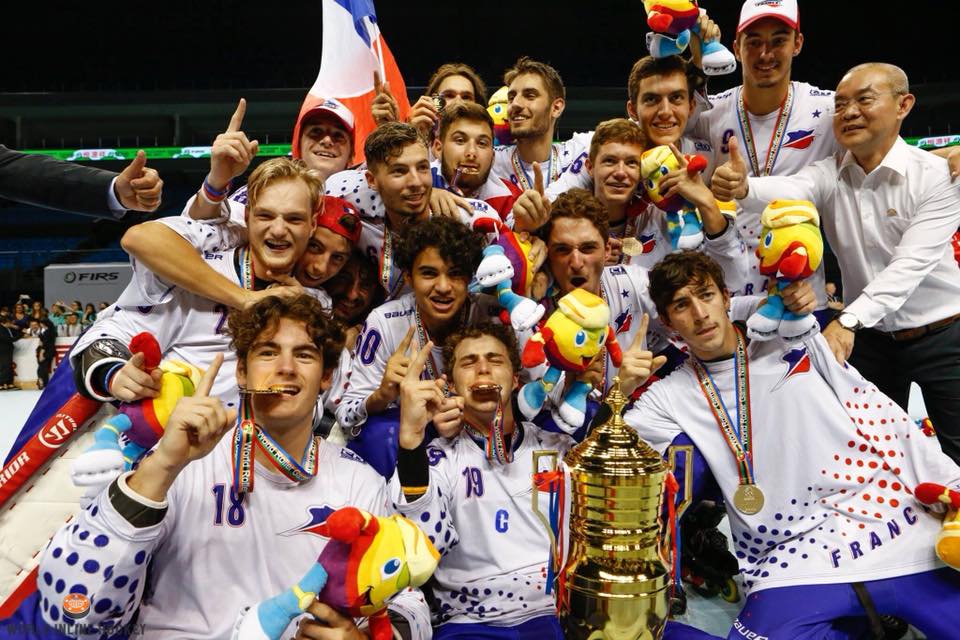 Les juniors, champions du monde de roller hockey 2017