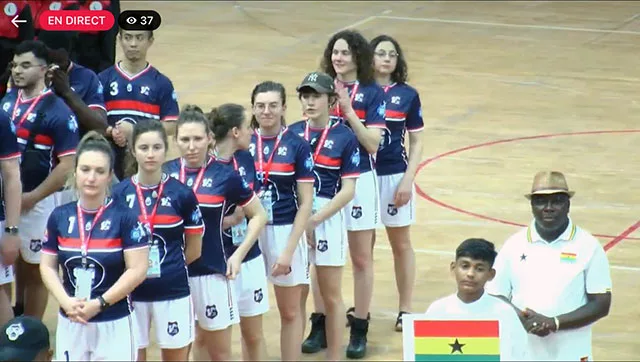 L'équipe femme de Roll Ball France