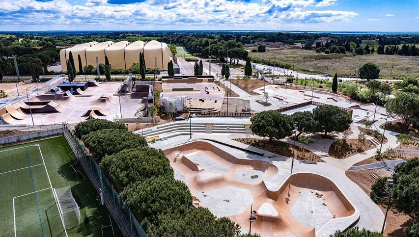 Skatepark Ronan Pointeau à Montpellier