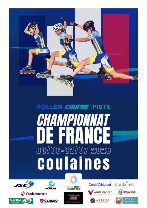 Résultats courses à points France piste roller course 2023