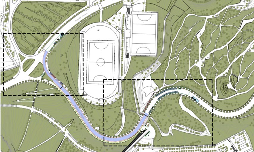 Parcours du championnat du monde Inline Alpine 2023