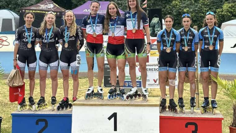 Résultats des relais Championnat France piste roller course 2023