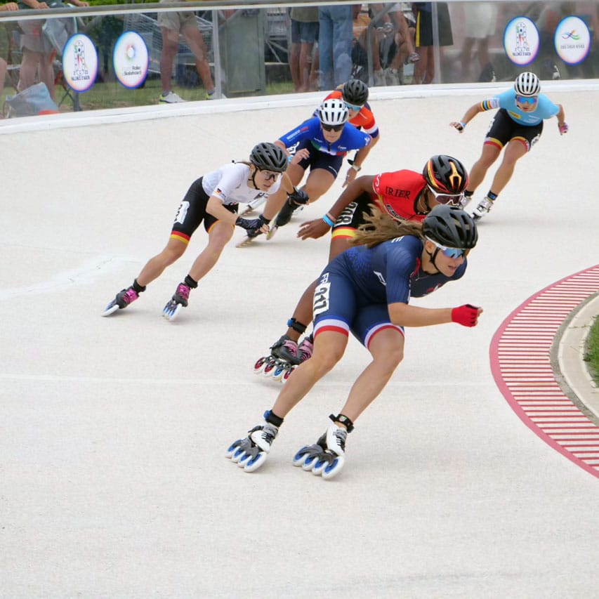 1000 m aux championnats d'Europe roller course 2023
