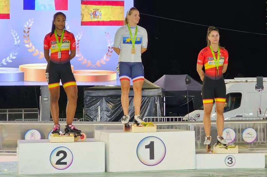 Manon Fraboulet, championne d'Europe du tour sur route 2023