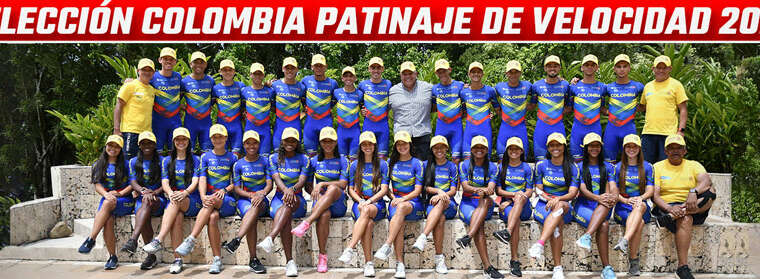Sélection de Colombie pour le mondial roller course 2023