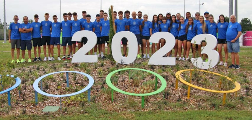 L'équipe d'Espagne au championnat du monde de roller course 2023