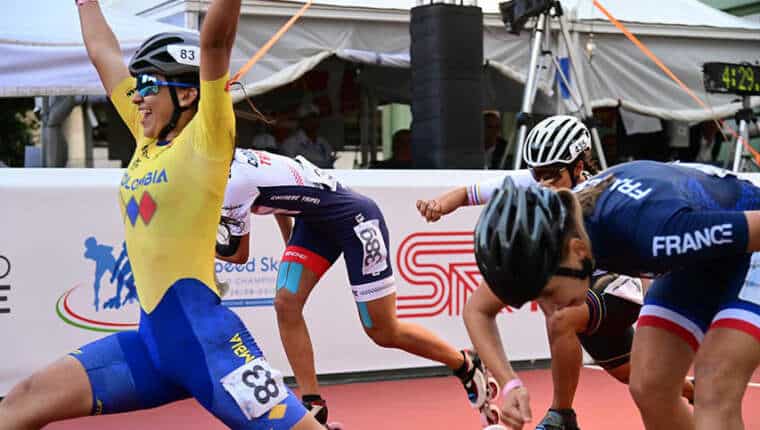 Résultats relais piste championnat monde roller course 2023