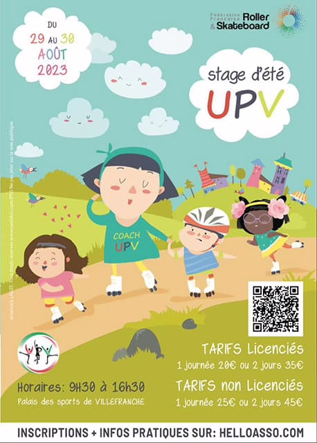 Stage de roller & patinage à roulettes 2023 de l&rsquo;UPV (69)