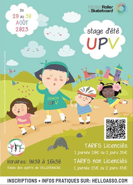 Stage de roller & patinage à roulettes 2023 de l’UPV (69)