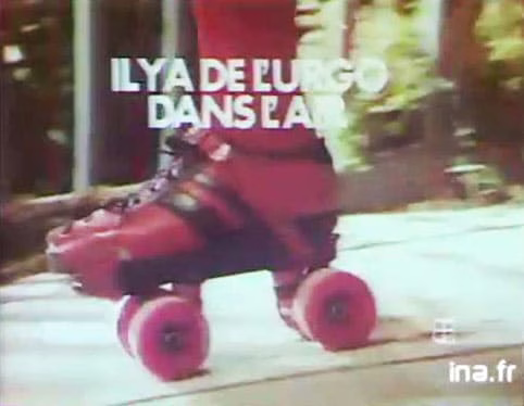 Urgo tombe pour le patinage à roulettes