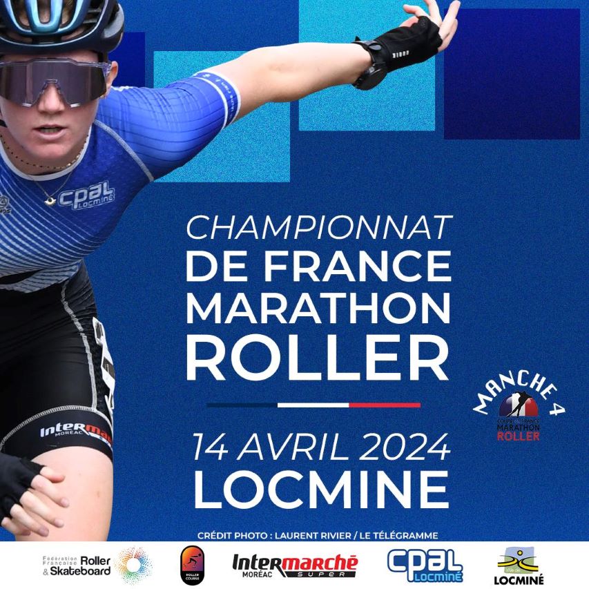 Championnat de France marathon roller 2024 à Locminé (56) -  rollerenligne.com