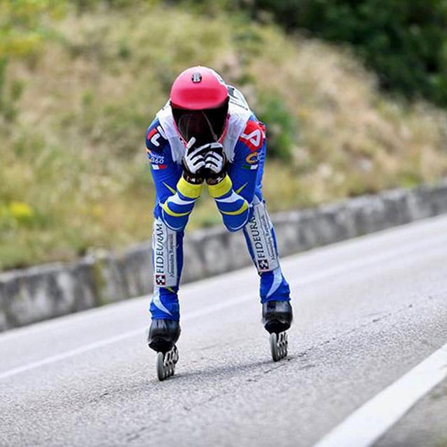 Davide Tacchini en compétition