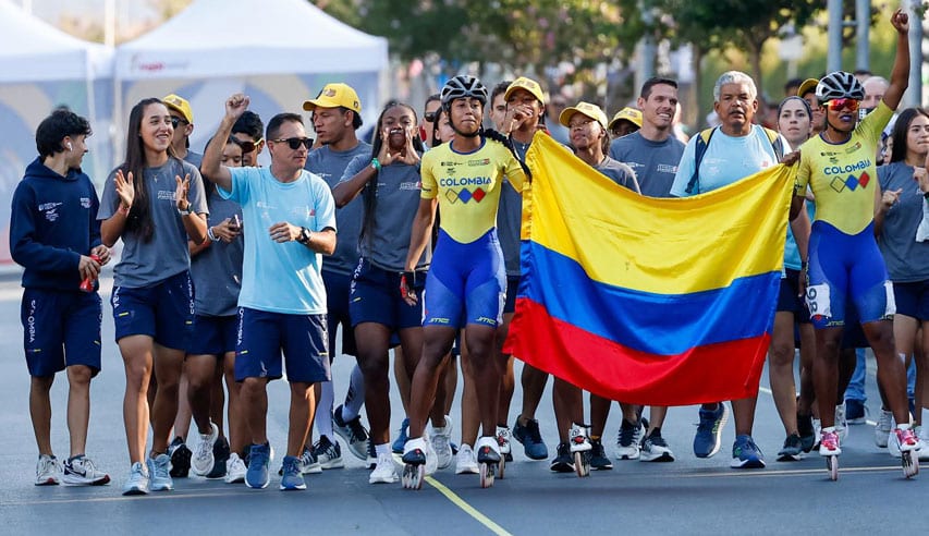 Les deux colombiennes championnes du monde du 100 m