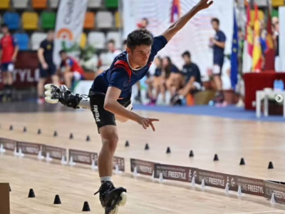 Résultats slalom vitesse championnat d&rsquo;Europe roller freestyle 2023