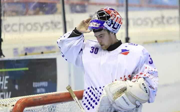 Simon Demars, gardien de l'équipe de France de roller hockey