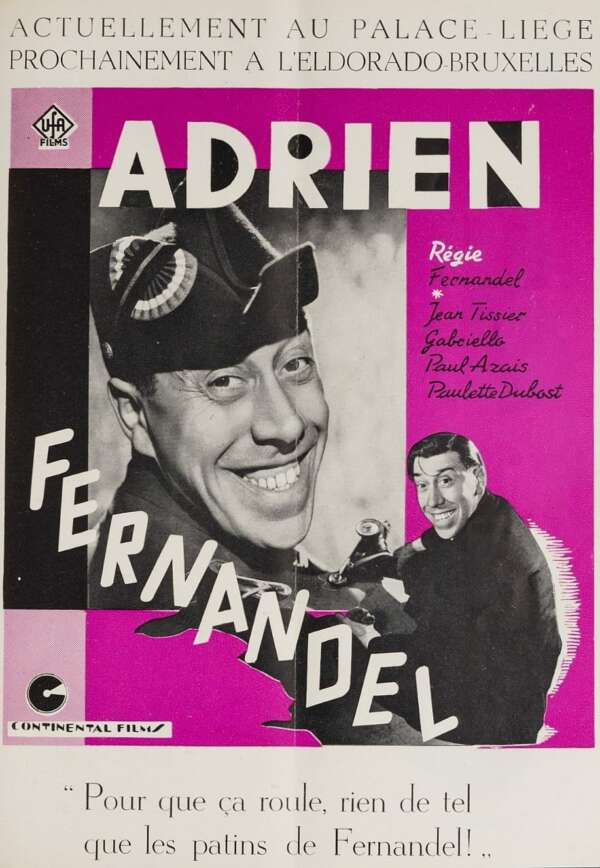Publicité pour le film Adrien