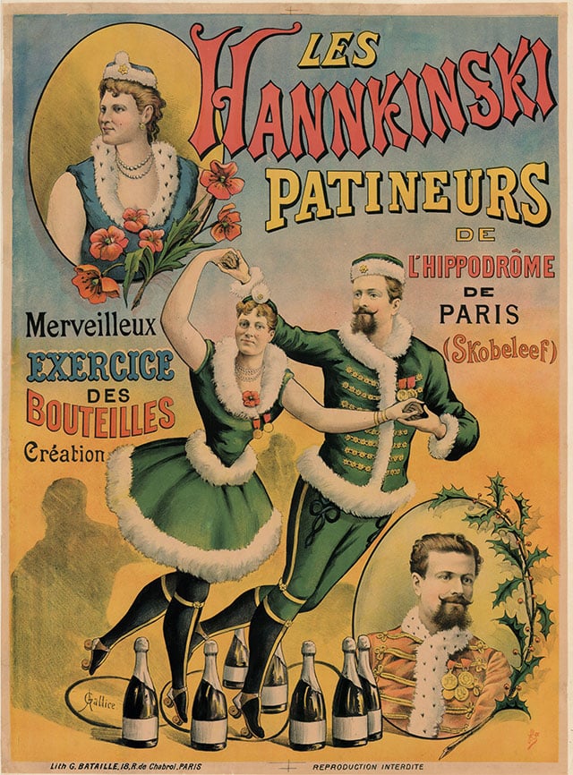 Affiche des Hannkinski patineurs