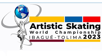 Logo du championnat du monde de roller artistique 2023