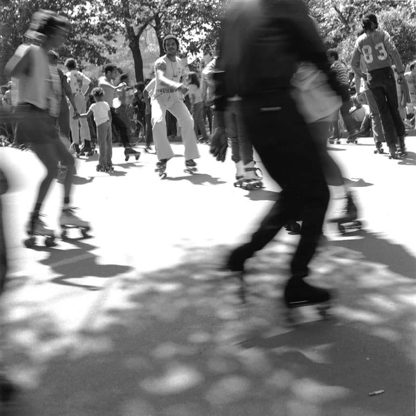 Patinage à roulettes, Manhattan, 1981 - Simone Kappeler