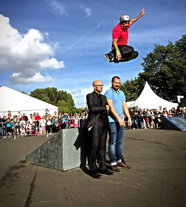 Saut sur tremplin