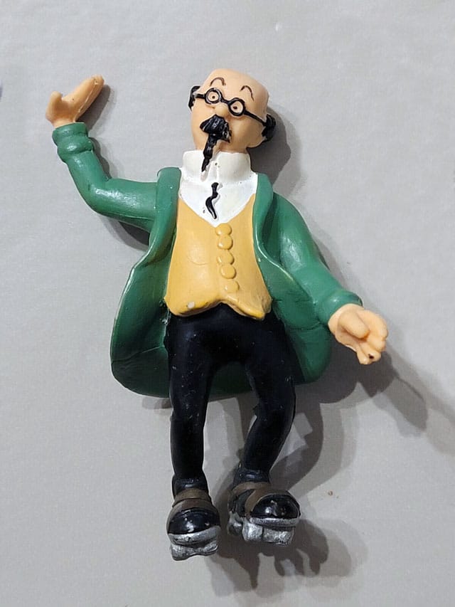 Figurine de Tournesol en patins à roulettes - Plastoy 1994