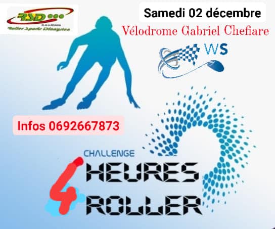 Challenge 4 heures roller 2023 à St-Denis de la Réunion (974)