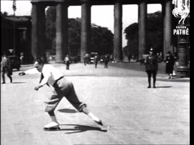 Road Skating! au pied de la porte de Brandenbourg