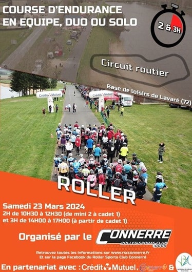 2h et 3h roller de Connerré 2024 (72) – Annulé
