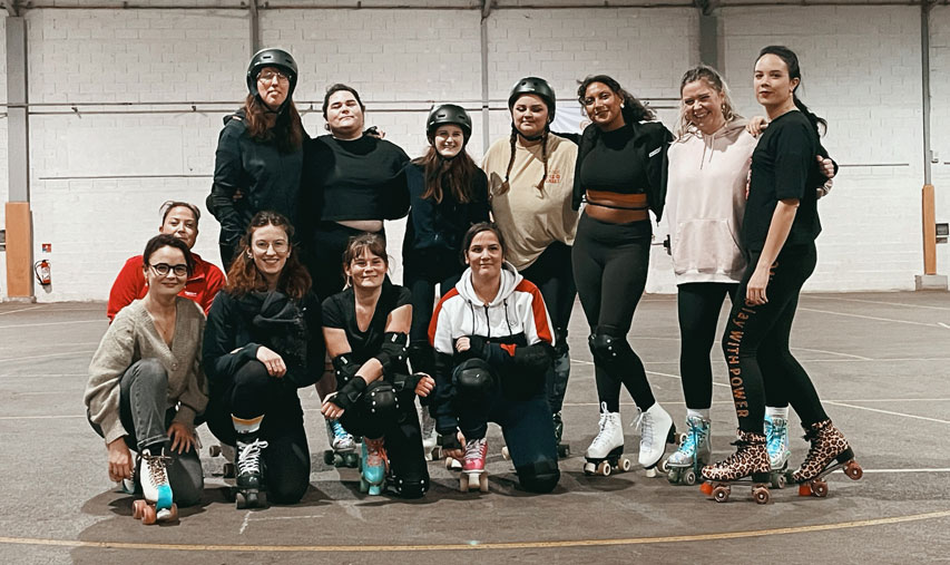 Les patineuses du Roller Disco Club de Ploneour Lanvern (29)