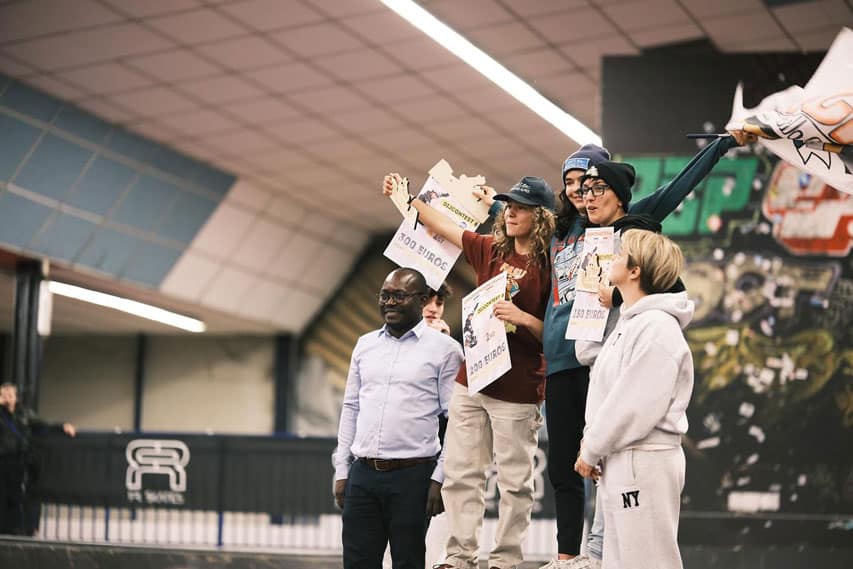 Podium des pros femmes - photo : Florian Petitcollin