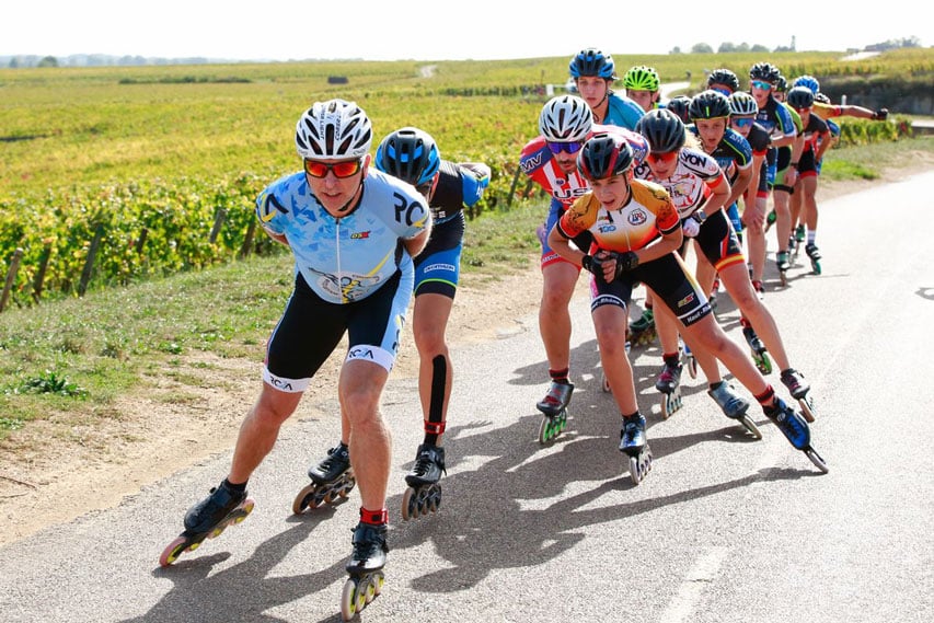 Course roller du Marathon des Grands Crus 2023 - photo : Armelle Pennec
