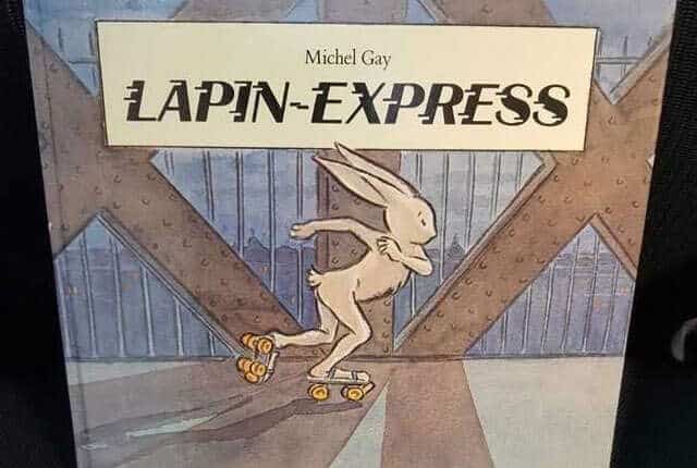 Réédition du livre Lapin Express de Michel Gay